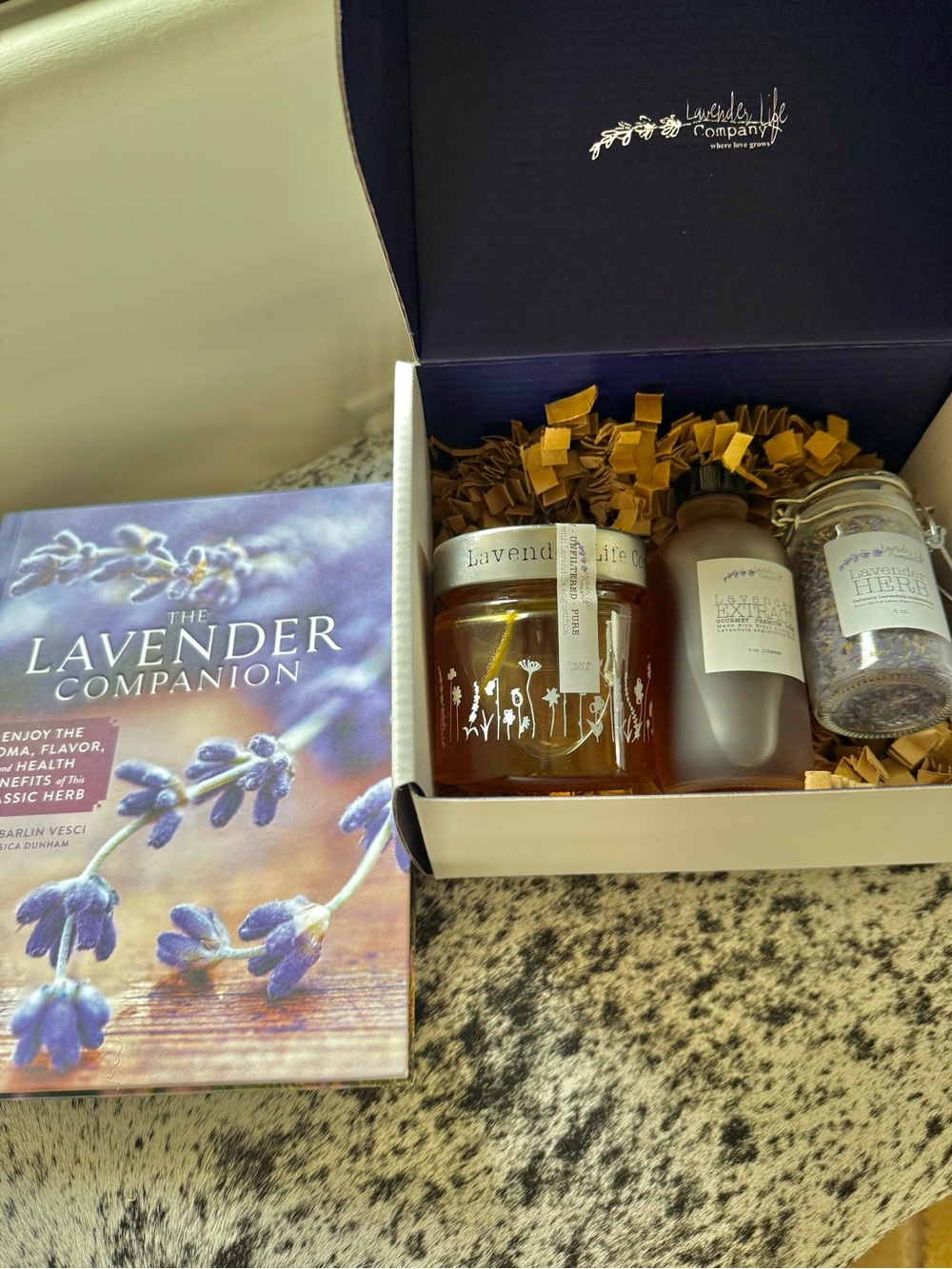 Lavender Life Company Culinary Lavender Trio Gift Set + Book $80 Value
